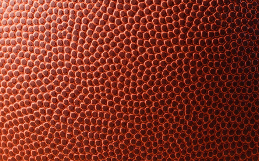 พื้นผิวลูกบาสเก็ตบอล, พื้นหลังสีส้ม, ลูกบาสเก็ตบอล, กีฬา, พื้นผิวลูกบอลสำหรับความละเอียด . รูปแบบบาสเก็ตบอลคุณสูง วอลล์เปเปอร์ HD
