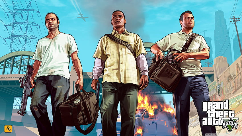 Grand Theft Auto V - フランクリン、マイケル & トレバー ❤、マイケル GTA 5 高画質の壁紙