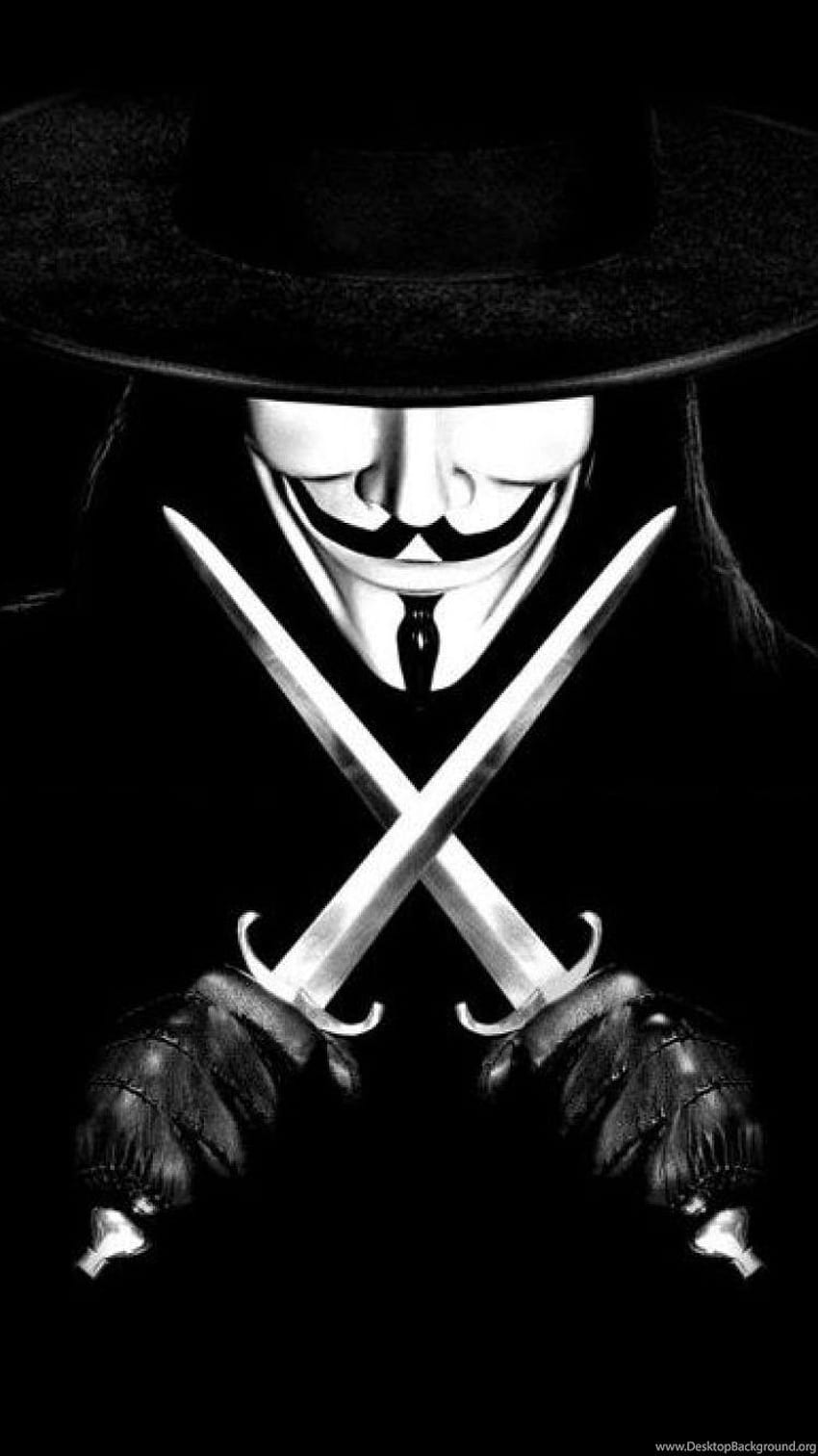 Anonymous Mask With Guy Fawkes Mask In Close Up Background, Guy Fawkes HD phone wallpaper