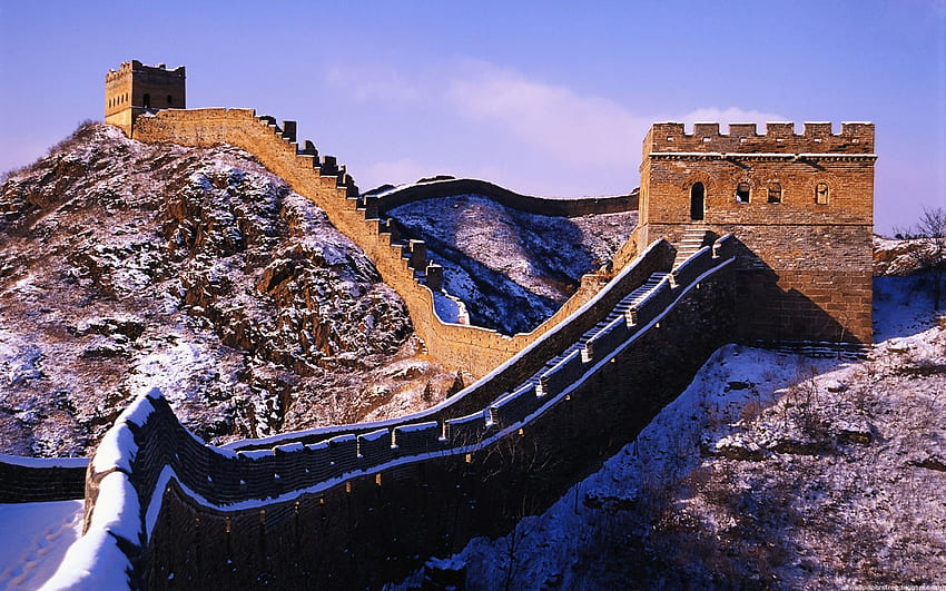 great wall of china , landmark, fortification, historic site, wall, castle HD wallpaper