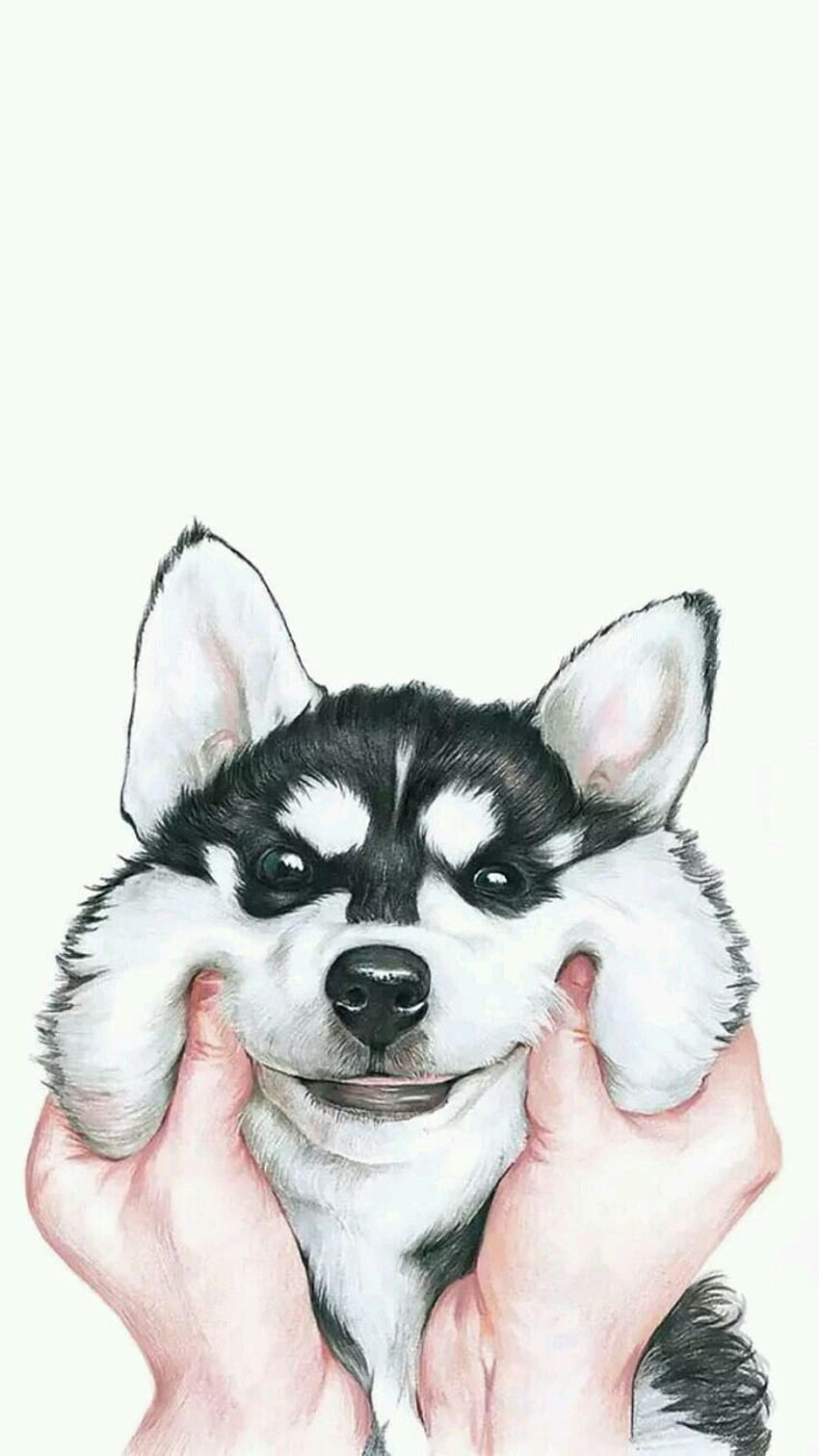 May Lari on . , Animal, Cute Drawn Wolf HD phone wallpaper