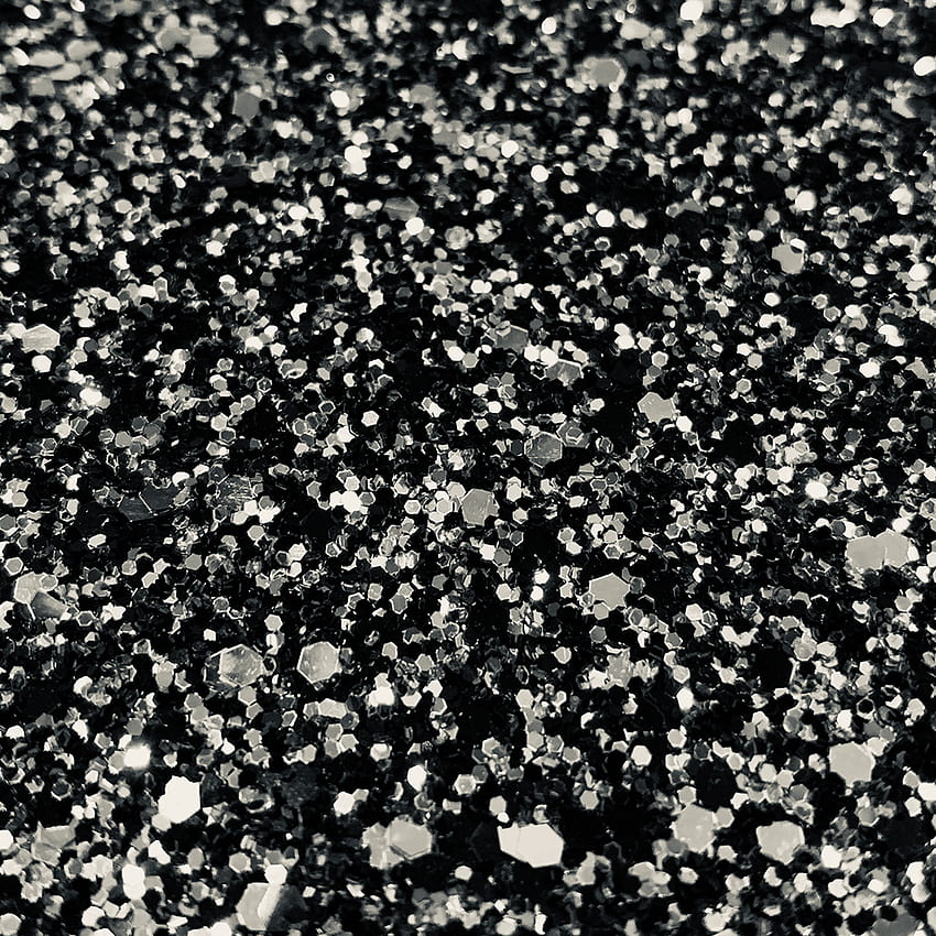 Black / Silver Glitter - Sparkling Glitter Designs HD phone wallpaper
