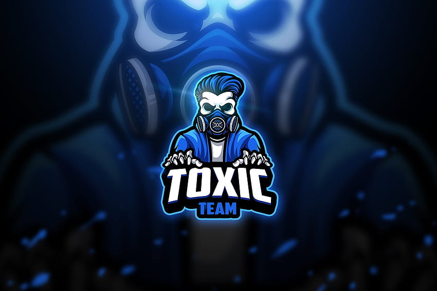 Cráneo tóxico 2 - Logotipo de mascota y deporte. Diseño de logotipos de juegos, Cómo hacer un logotipo, Diseño de logotipos, Toxic Gaming fondo de pantalla