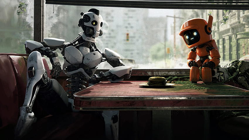 Tres Robots. Amor, muerte y robots fondo de pantalla