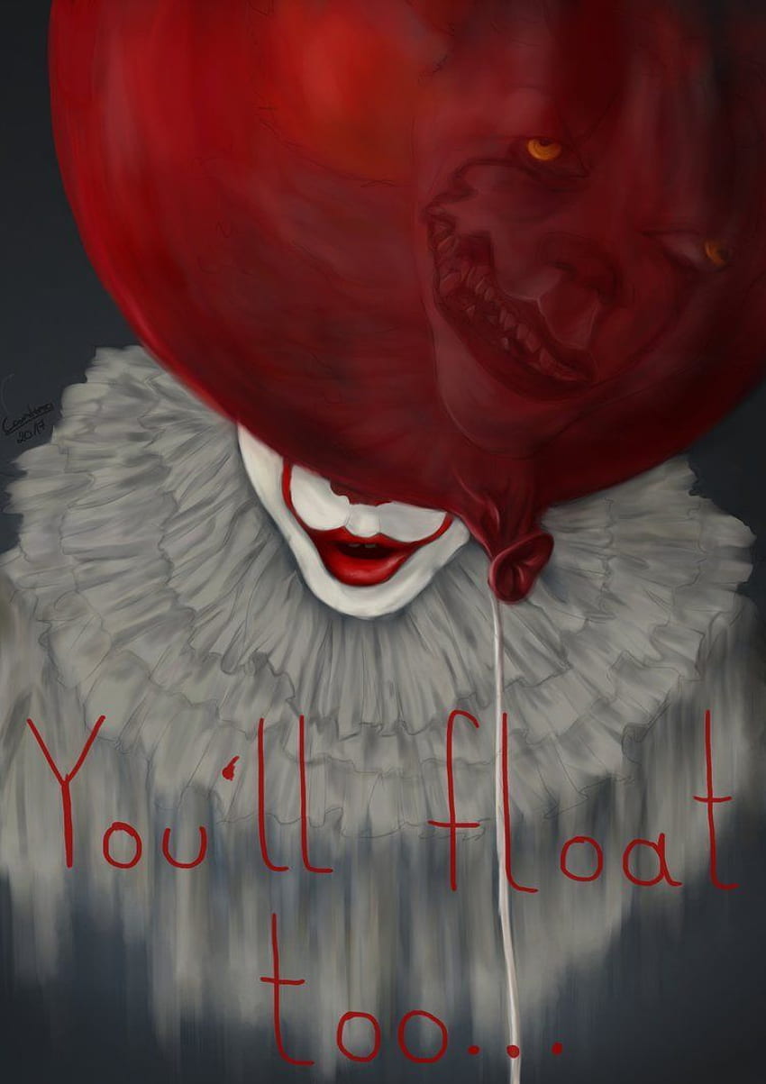 IT fanart by TheSaneIsCounting. Stephen King 2017, Pennywise, Pennywise the Clown HD phone wallpaper