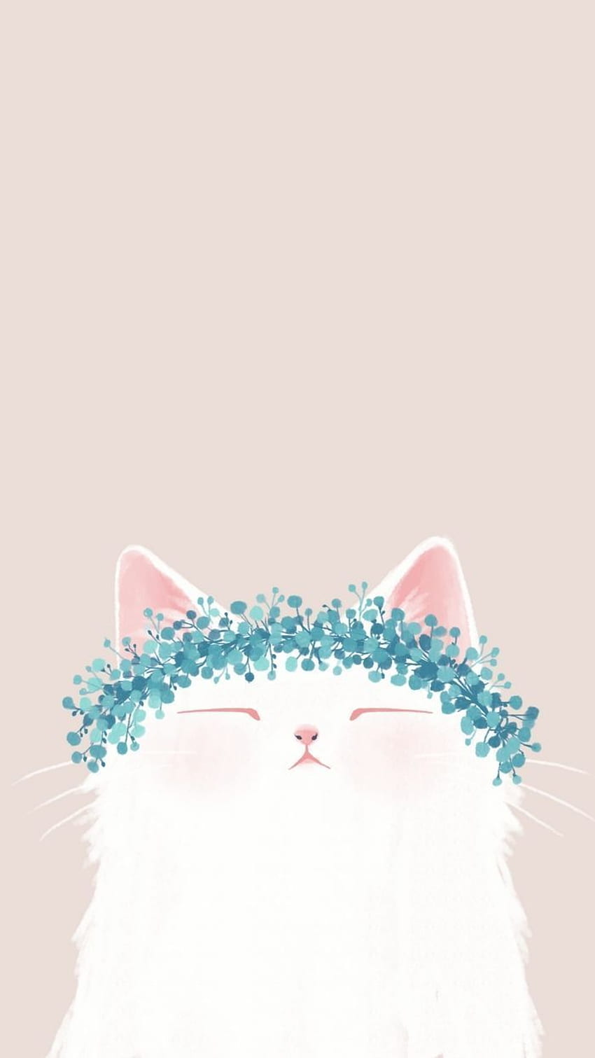 Lindo por Nikki Dudee en Save. iPhone, dibujo de gato fondo de pantalla del teléfono