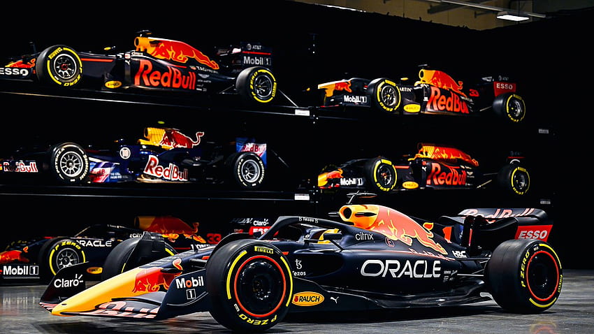 Oracle Red Bull Racing - RB18が何人かの仲間とぶらぶら、Red Bull F1 2022 高画質の壁紙