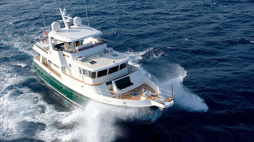 ładny jacht, łódź, luksusowy, jacht, morze Tapeta HD