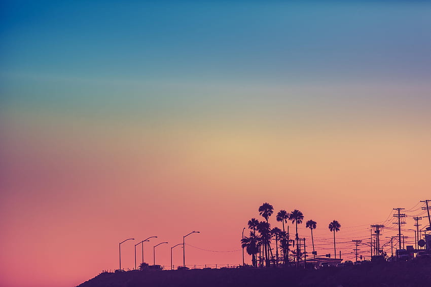 Los Angeles California al tramonto. California Sfondo HD