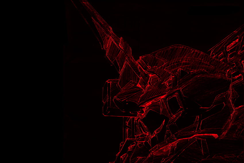 Gundam Unicorn Monodomo. Red and black , Gundam, Gundam unicorn HD wallpaper
