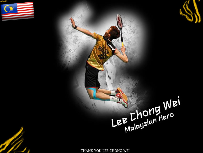 Lee Chong Wei - Lee Chong Wei Jumping Smash Sfondo HD