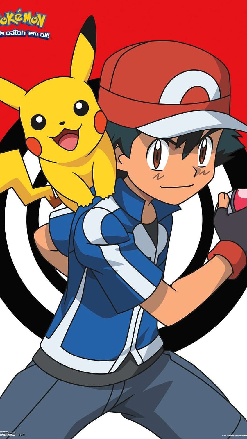 Ash Ketchum & Pikachu, Pokemon  Pikachu, Cute pokemon wallpaper