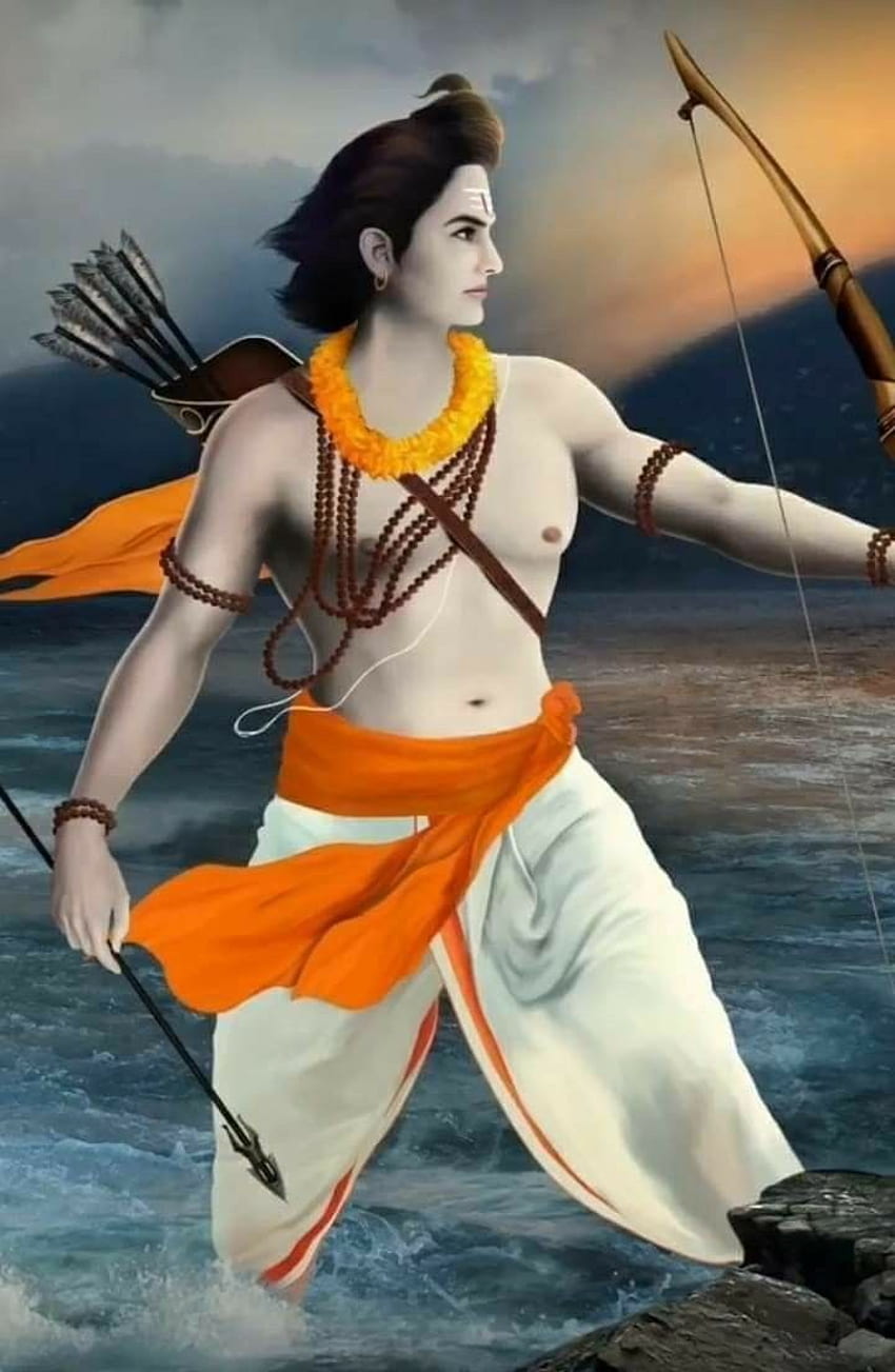 Lord Ram-Mantra, Ram-Kunst HD-Handy-Hintergrundbild