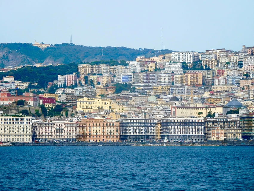 Napoli Limanı İtalya, Napoli, Liman, Binalar, İtalya HD duvar kağıdı