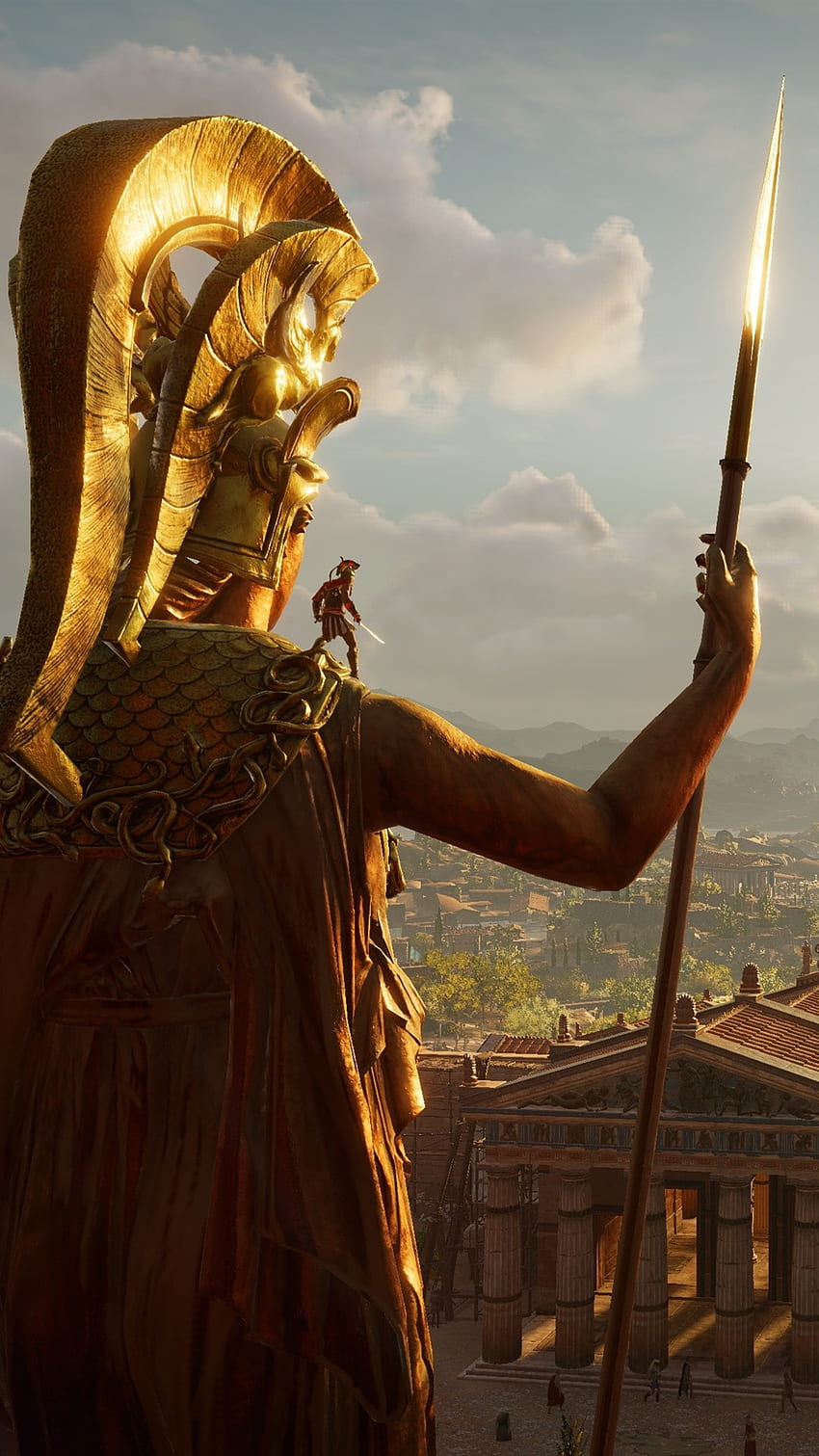 Assassin's Creed, Greece, Palace, Sunshine IPhone 8 7 6 6S Plus , Background, , , Greek Mythology iPhone HD phone wallpaper
