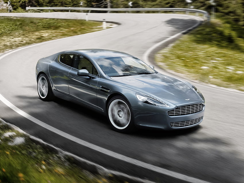 Aston Martin, Cars, Grey, Side View, Speed, 2009, Rapide HD wallpaper