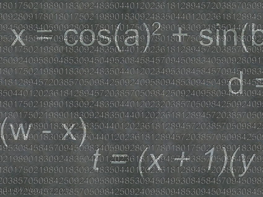 Wall of algebra - HD wallpaper