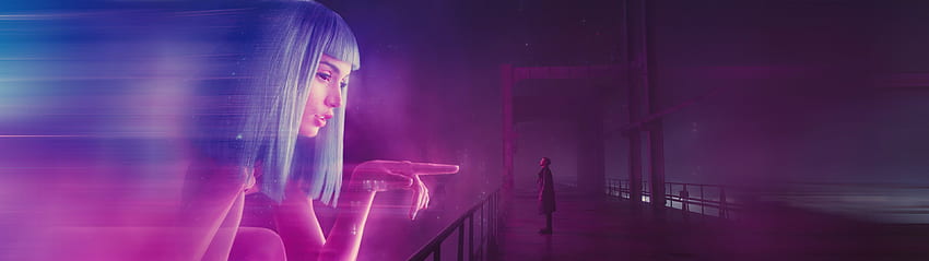 Blade Runner 2049 Ultrawide []. , R , Psychedelic illustration, 3840X1080 Purple HD wallpaper
