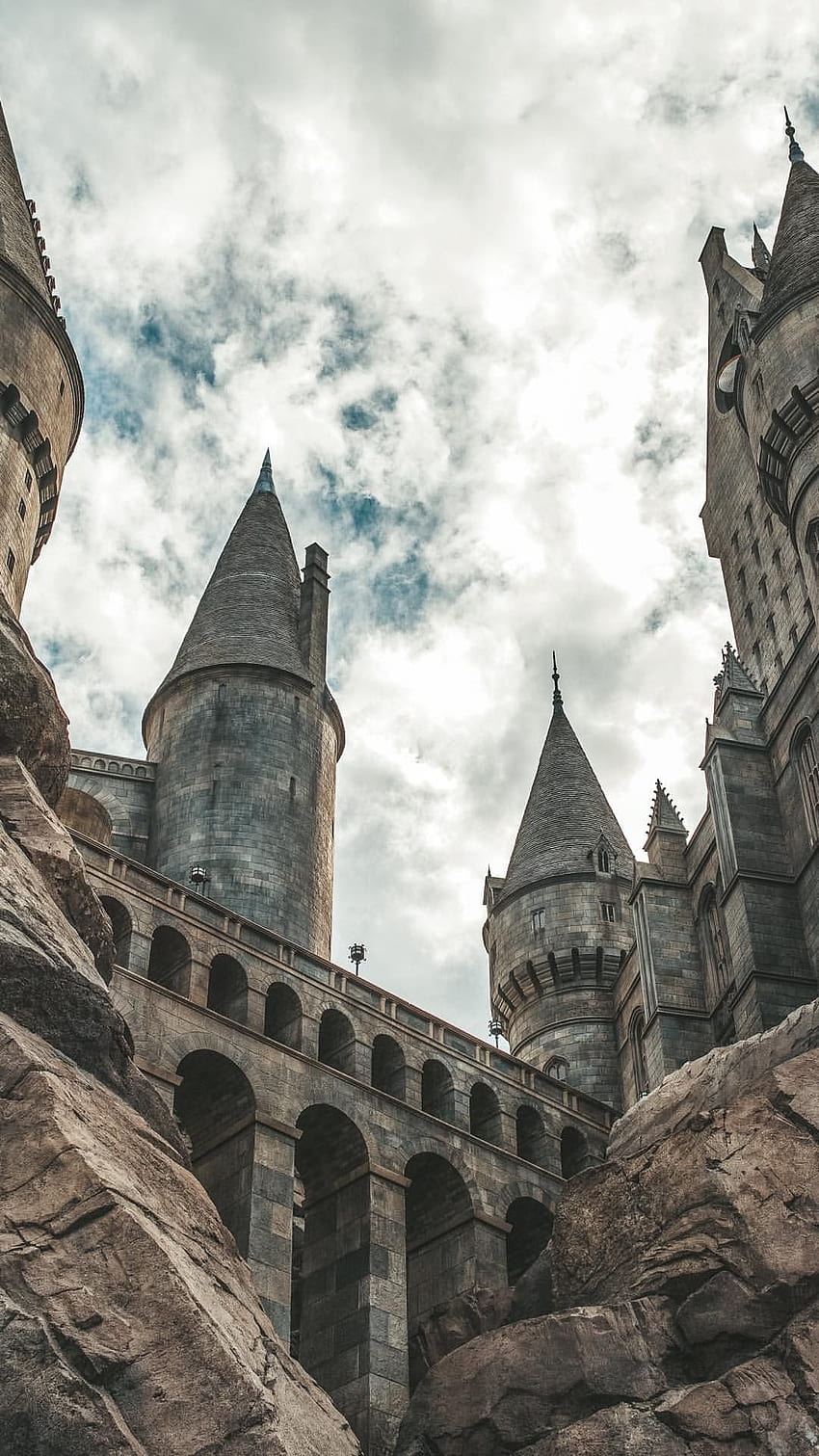 iPhone Kastil Hogwarts, Kastil Harry Potter wallpaper ponsel HD