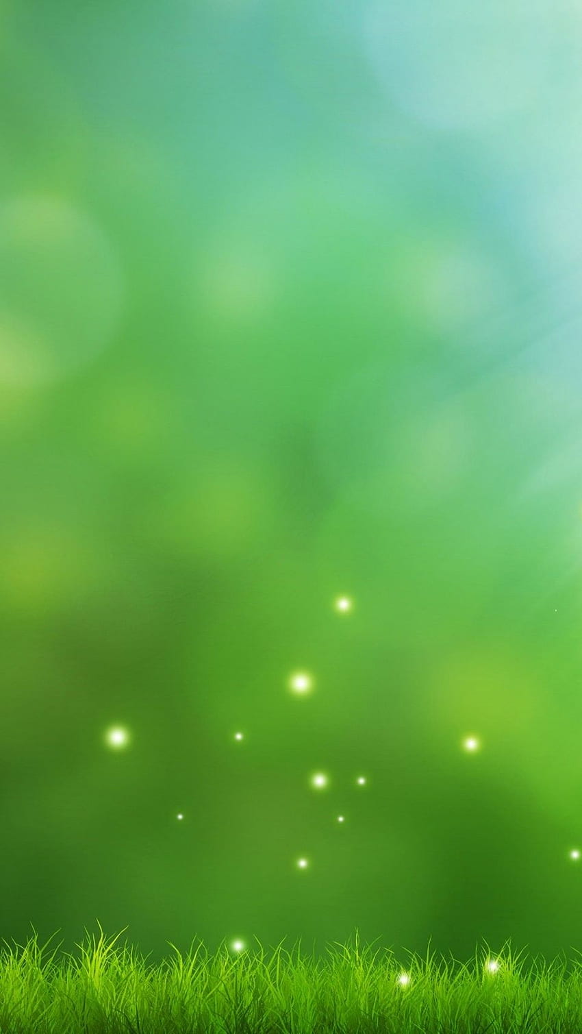 Sztuka, trawa, biel, zieleń, światło, iskry iPhone 6 - Rendering iPhone 6 . 森の壁紙, 風景の壁紙, 美しい風景 Tapeta na telefon HD