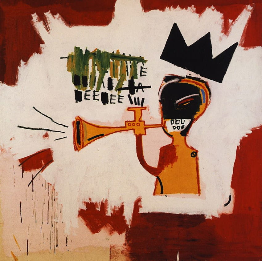 Qual é o significado do motivo da coroa de Basquiat? papel de parede HD