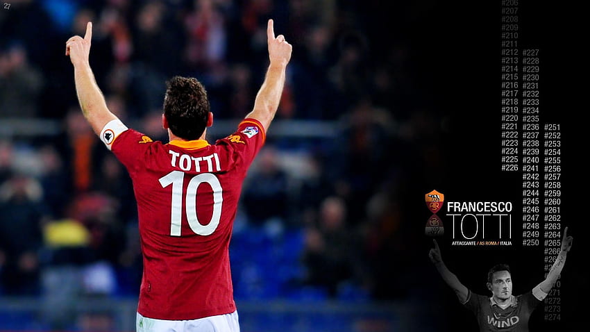 Totti, Francesco Totti HD wallpaper