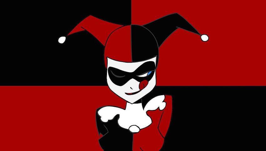 Harley Quinn e Joker Batman La serie animata High - Arlequina Preto E Vermelho, Crazy Love Joker e Harley Quinn Sfondo HD