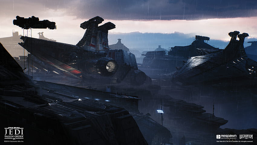 Evan Cwiertny'nin Portföyü - Star Wars Jedi: Fallen Order - Bracca - Venator Worksite HD duvar kağıdı