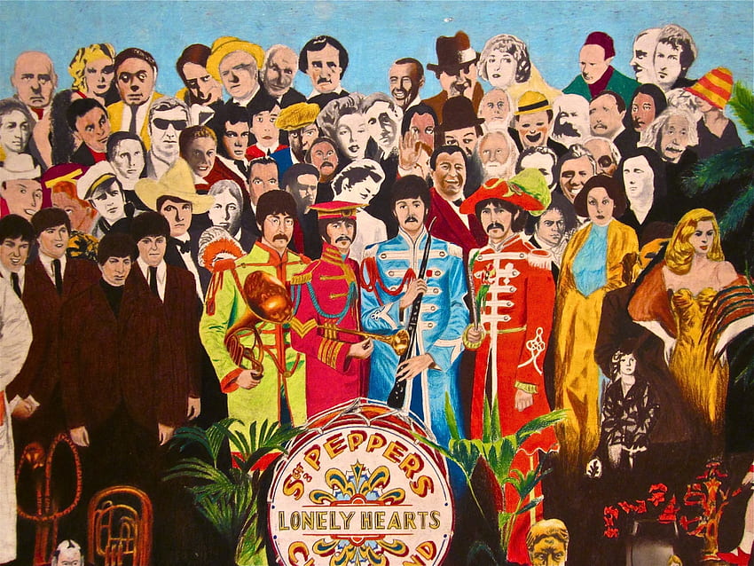 Beatles Çavuş Biber - Beatles Çavuş Biber - & Arka Plan, Çavuş. Pepper's Lonely Hearts Kulüp Grubu HD duvar kağıdı