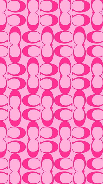 Download Coach Designer Logo in Pink Pattern Wallpaper  Wallpaperscom