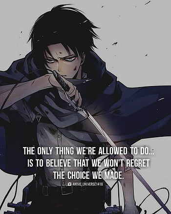 Anime quotes inspirational HD wallpapers | Pxfuel