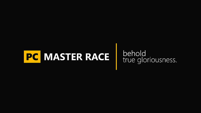 PC Master Race Zobacz prawdziwą chwałę U Tapeta HD