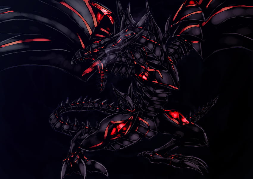 Red And Black Dragon, Red Eyes Dragon HD wallpaper
