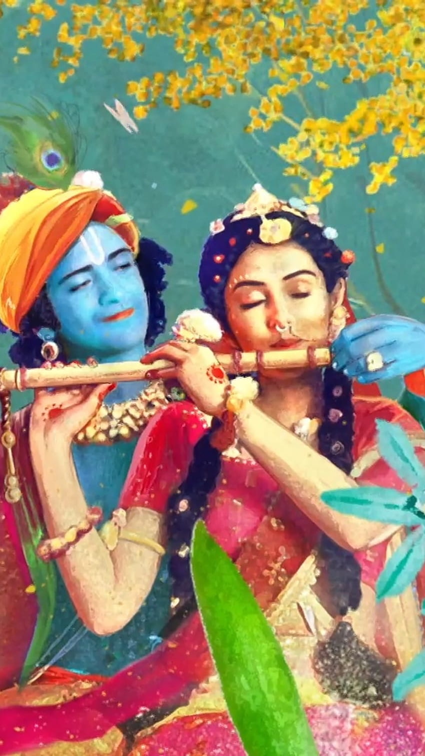 Radha Krishna Serial , Beautiful Background HD phone wallpaper ...