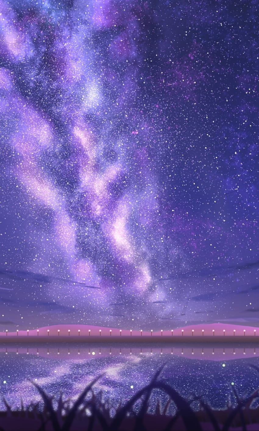 Night Milky Way Resolution , Anime , , and Background, 768X1280 HD phone wallpaper
