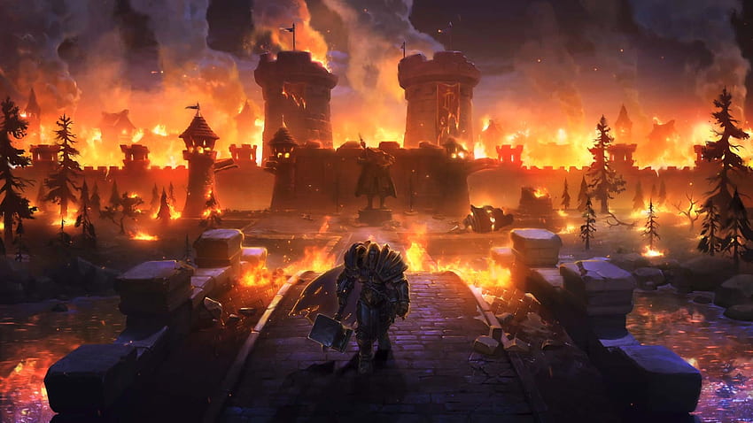 Nouveau artwork pour WC3 reforgé en ! : wow, Warcraft III : le Trône de glace Fond d'écran HD