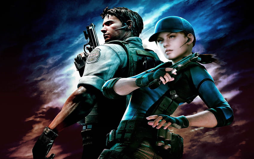 1080P Free download | Chris Redfield And Jill Valentine - Resident Evil ...