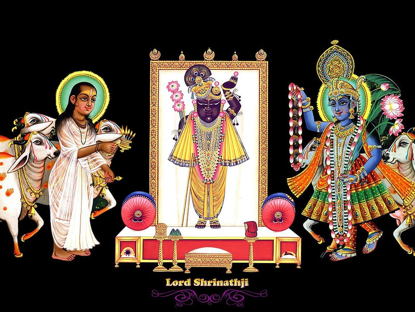 Shreenathji Taille réelle . Krishna, ,, Shrinathji Fond d'écran HD