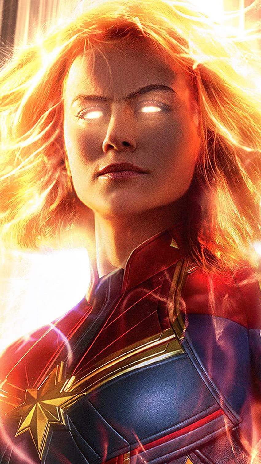 Captain Marvel, Movie, Brie Larson phone , , Background, and . Mocah HD phone wallpaper