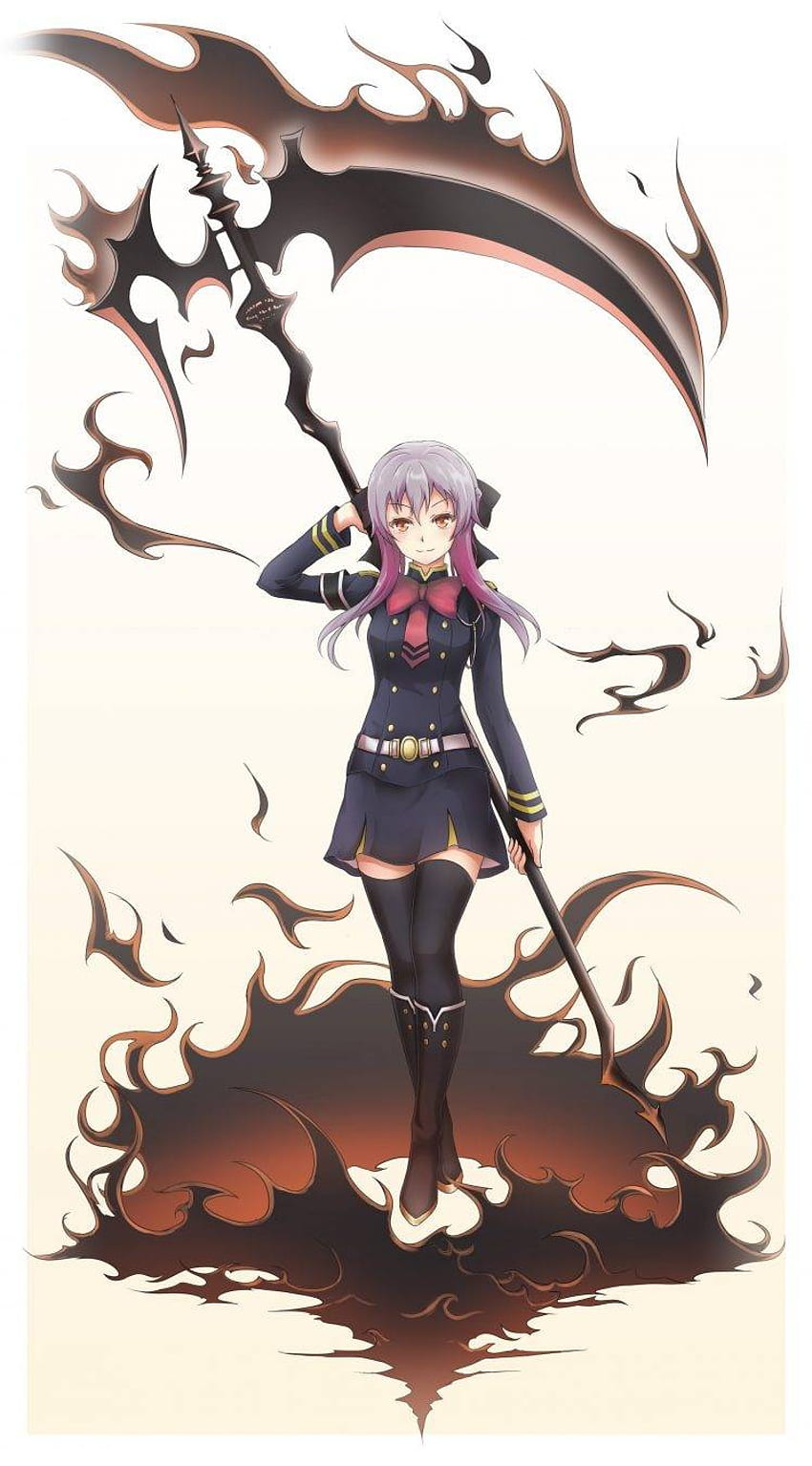 Shinoa Hiiragi Render, female anime character transparent background PNG  clipart | HiClipart