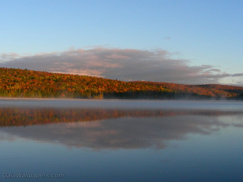Autumn reflexion on the lake -, 1600 X 1200 HD wallpaper