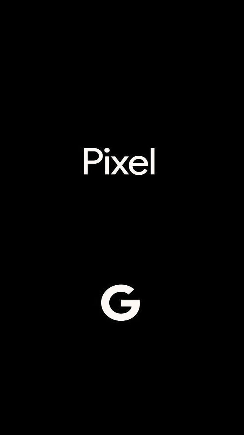 W_White en 2019. Google pixel, teléfono Android, logotipo fondo de pantalla del teléfono