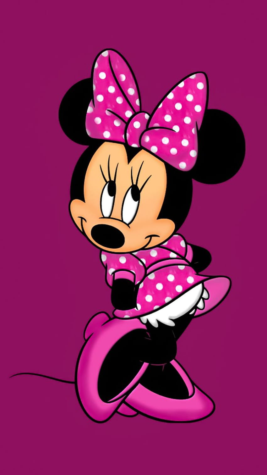 APOAME on Mickey & Minnie Mouse BG. Minnie mouse , Minnie mouse clipart, Mickey mouse , Purple Minnie Mouse HD phone wallpaper