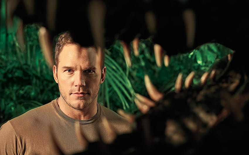 Chris Pratt en Jurassic World Fallen Kingdom fondo de pantalla