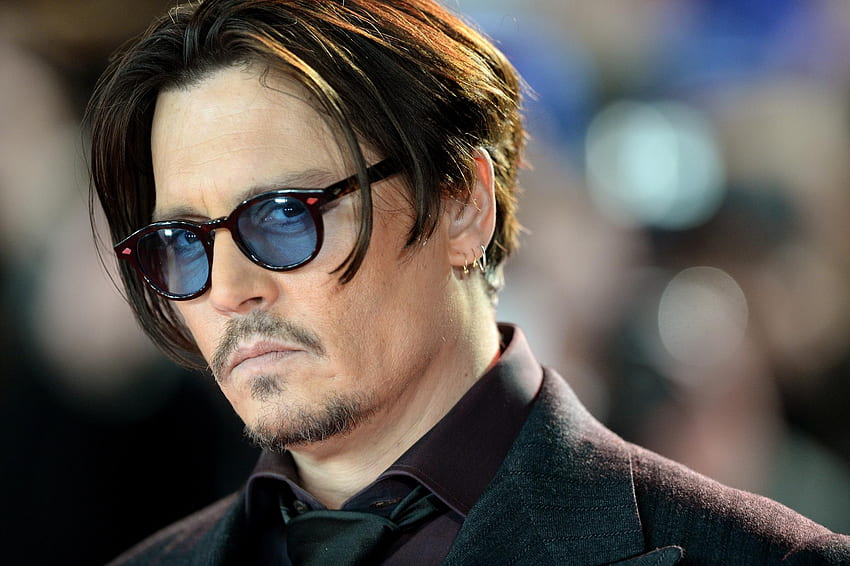 Johnny Depp, attore, occhiali da sole, uomo Sfondo HD