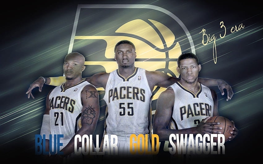 Indiana Pacers 2013 Big 3 1920×1200. Basketball, große Drei HD-Hintergrundbild