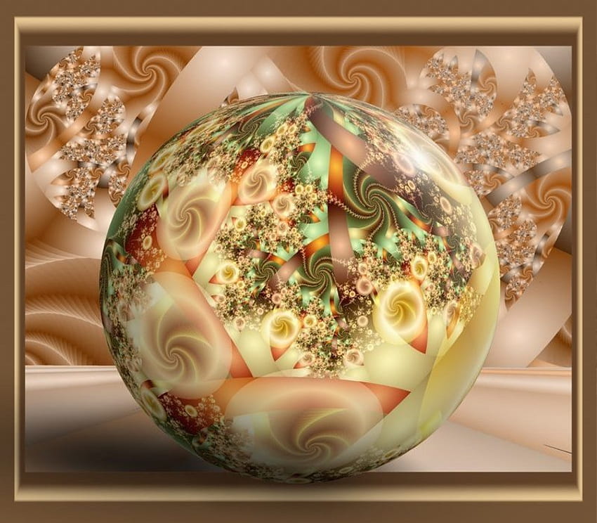 Colorful globe, colorful, abstract, 3d, globe HD wallpaper