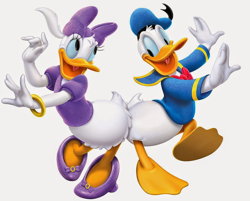 Disney : Daisy And Donald Duck HD wallpaper