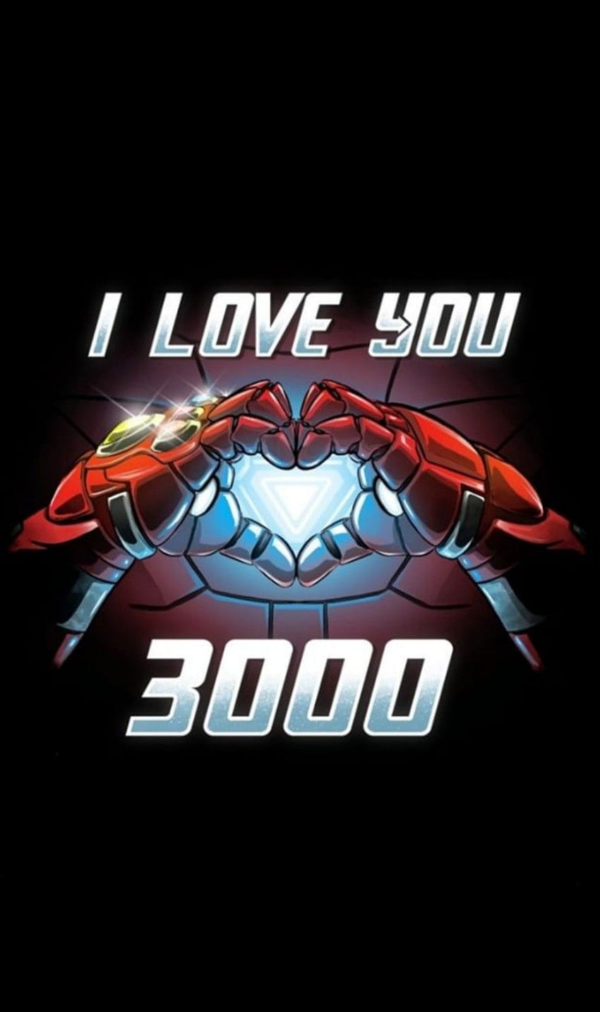 I love you 3000❤. Iron man , iPhone , Cool for phones HD phone wallpaper