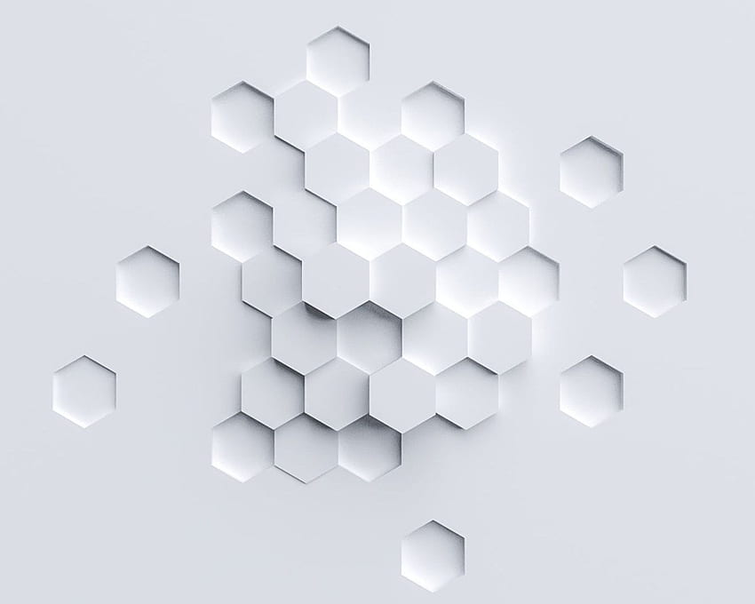 Minimal , abstract, hexagon, simple, minimalism, white color • For You For & Mobile, Minimalist Abstract HD wallpaper